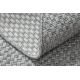 Tapis TIMO 6272 cercle SIZAL extérieur gris clair - PRODUIT DE DEUXIÈME QUALITÉ