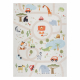 BAMBINO 1165 tapijt wasbaar Dierentuin voor kinderen antislip beige - TWEEDE-KLASSE PRODUCT