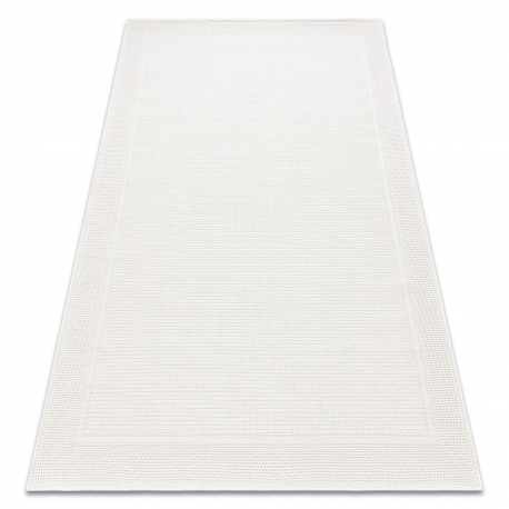 Teppich TIMO 5979 SISAL draussen Rahmen weiß - ZWEITKLASSIGES PRODUKT