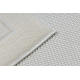Alfombra MIMO 5979 sisal exterior marco color blanco - PRODUCTO DE SEGUNDA CLASE