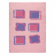 SHAGGY Teppich 009 g Geometrisch rosa