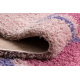 SHAGGY Teppich 009 g Geometrisch rosa