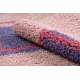 SHAGGY Teppich 009 g Geometrisch rosa