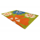 Tapis SHAGGY 096 y Fleurs vert / beige