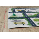 Alfombra lavable BAMBINO 2223 Calles, coches para niños antideslizante crema - PRODUCTO DE SEGUNDA CLASE