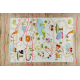 BAMBINO 1165 tapijt wasbaar Dierentuin voor kinderen antislip beige - TWEEDE-KLASSE PRODUCT