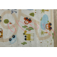 BAMBINO 1165 tapijt wasbaar Dierentuin voor kinderen antislip beige - TWEEDE-KLASSE PRODUCT