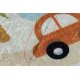 BAMBINO 1165 tapijt wasbaar Dierentuin voor kinderen antislip beige - TWEEDE-KLASSE PRODUCT