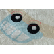 BAMBINO 1165 tapijt wasbaar Dierentuin voor kinderen antislip beige - TWEEDE-KLASSE PRODUCT