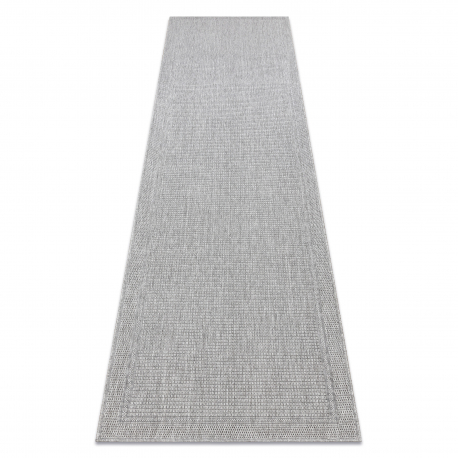 Tapis TIMO 5979 SIZAL extérieur cadre gris clair - PRODUIT DE DEUXIÈME QUALITÉ