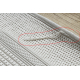 Alfombra MIMO 5979 sisal exterior marco color blanco - PRODUCTO DE SEGUNDA CLASE
