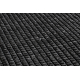 Tapis TIMO 5979 cercle SIZAL extérieur cadre noir - PRODUIT DE DEUXIÈME QUALITÉ