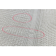 Tapis TIMO 5979 SIZAL extérieur cadre blanc - PRODUIT DE DEUXIÈME QUALITÉ