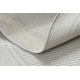 Carpet TIMO 5979 circle SISAL outdoor frame white - SECOND-RATE PRODUCT