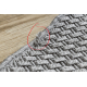 Tapis TIMO 6272 cercle SIZAL extérieur gris clair - PRODUIT DE DEUXIÈME QUALITÉ