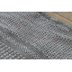 Tapis TIMO 5979 cercle SIZAL extérieur cadre gris clair - PRODUIT DE DEUXIÈME QUALITÉ