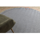 Tapis TIMO 5979 cercle SIZAL extérieur cadre gris clair - PRODUIT DE DEUXIÈME QUALITÉ