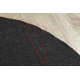Alfombra MIMO 0000 circulo sisal exterior negro - PRODUCTO DE SEGUNDA CLASE