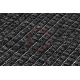 Teppich, Läufer TIMO 5979 SISAL draussen Rahmen schwarz - ZWEITKLASSIGES PRODUKT