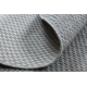 Dywan TIMO 6272 koło SZNURKOWY SIZAL outdoor jasny szary - 2 GATUNEK
