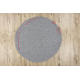 Tepih TIMO 6272 krug SISAL vanjski svijetla Siva - DRUGORAZREDNI PROIZVOD