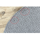 Dywan TIMO 6272 koło SZNURKOWY SIZAL outdoor jasny szary - 2 GATUNEK