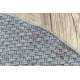 Teppich TIMO 6272 Kreis SISAL draussen hellgrau - ZWEITKLASSIGES PRODUKT