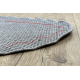 Teppich TIMO 6272 Kreis SISAL draussen hellgrau - ZWEITKLASSIGES PRODUKT