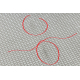 Teppich TIMO 5979 SISAL draussen Rahmen weiß - ZWEITKLASSIGES PRODUKT