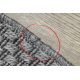 Dywan TIMO 6272 koło SZNURKOWY SIZAL outdoor jasny szary - 2 GATUNEK