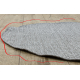 Dywan TIMO 6272 koło SZNURKOWY SIZAL outdoor jasny szary - 2 GATUNEK