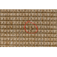 Sisal tapijt TIMO 5979 cirkel buitenshuis donker beige - TWEEDE-KLASSE PRODUCT 
