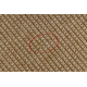 Sisal tapijt TIMO 5979 cirkel buitenshuis donker beige - TWEEDE-KLASSE PRODUCT 