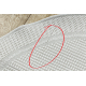 Dywan TIMO 5979 koło SZNURKOWY SIZAL outdoor ramka biały - 2 GATUNEK