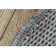 Alfombra MIMO 5979 circulo sisal exterior marco color gris claro - PRODUCTO DE SEGUNDA CLASE