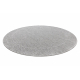 Alfombra MIMO 5979 circulo sisal exterior marco color gris claro - PRODUCTO DE SEGUNDA CLASE