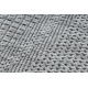 Alfombra MIMO 5979 circulo sisal exterior marco color gris claro - PRODUCTO DE SEGUNDA CLASE