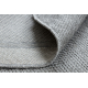 Alfombra MIMO 5979 circulo sisal exterior marco color gris claro - PRODUCTO DE SEGUNDA CLASE