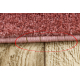 Tapis SOFTY plaine couleur unie rose - PRODUIT DE DEUXIÈME QUALITÉ