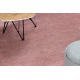 Teppich SOFTY glatt, einfarbig rosa - ZWEITKLASSIGES PRODUKT
