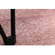 Tapis SOFTY plaine couleur unie rose - PRODUIT DE DEUXIÈME QUALITÉ