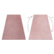 Carpet SOFTY plain, one colour pink - SECOND-RATE PRODUCT