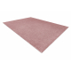 Carpet SOFTY plain, one colour pink - SECOND-RATE PRODUCT