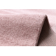 Carpet SOFTY plain, one colour pink - SECOND-RATE PRODUCT