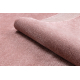 Tapis SOFTY plaine couleur unie rose - PRODUIT DE DEUXIÈME QUALITÉ