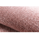 Carpet SOFTY plain, one colour pink - SECOND-RATE PRODUCT