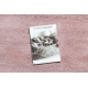 Carpet SOFTY plain, one colour pink - SECOND-RATE PRODUCT