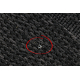 Carpet TIMO 5000 SISAL outdoor black - SECOND-RATE PRODUCT