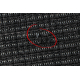 Carpet TIMO 5000 SISAL outdoor black - SECOND-RATE PRODUCT