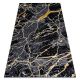 Tappeto GLOSS moderno 529A 82 Marmo, calcolo elegante, glamour nero / grigio - PRODOTTO DI SECONDO GRADO